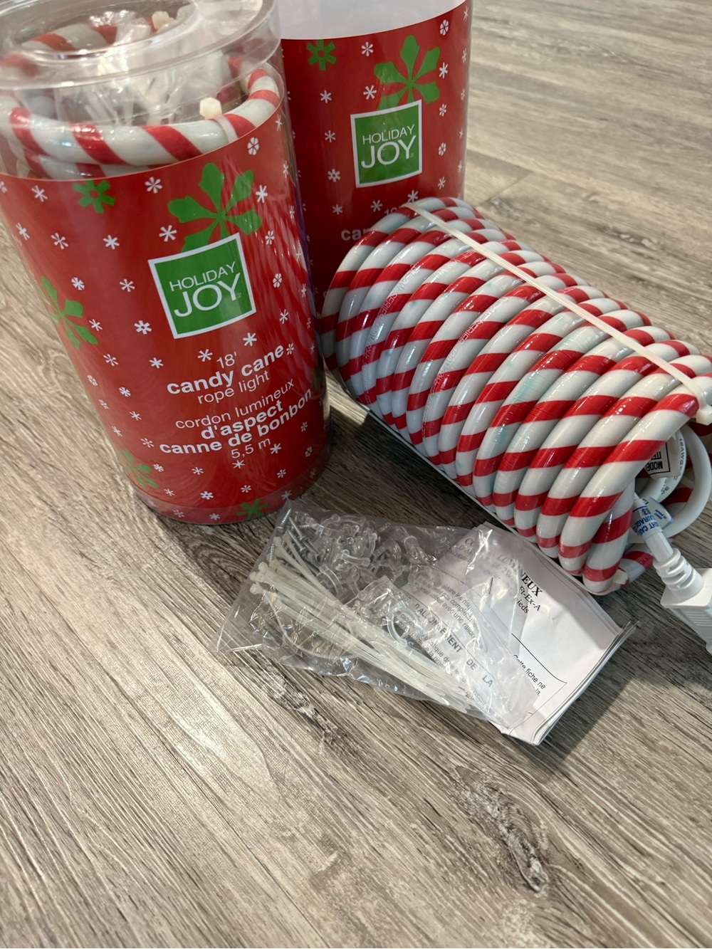 Festive Candy-Cane Rope Lights - Picture 3 of 4